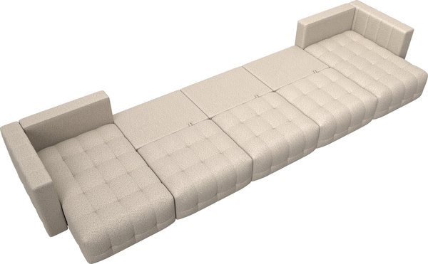 Диван П-образный Лига Диванов Лига-052 НПБ МегаЛонг