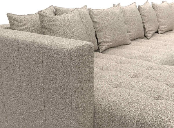 Диван П-образный Лига Диванов Лига-052 НПБ МегаЛонг