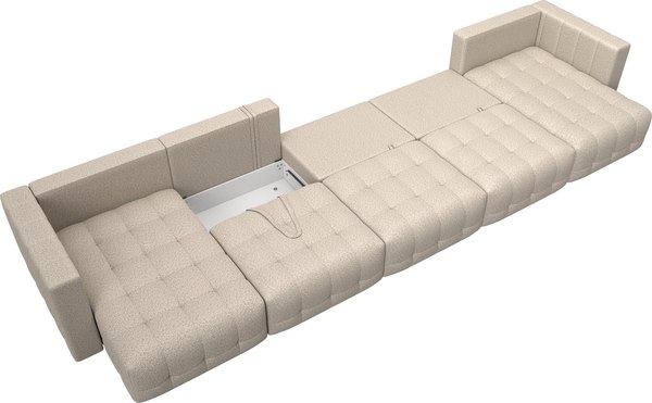 Диван П-образный Лига Диванов Лига-052 НПБ МегаЛонг