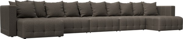 Диван П-образный Лига Диванов Лига-052 НПБ МегаЛонг - фото