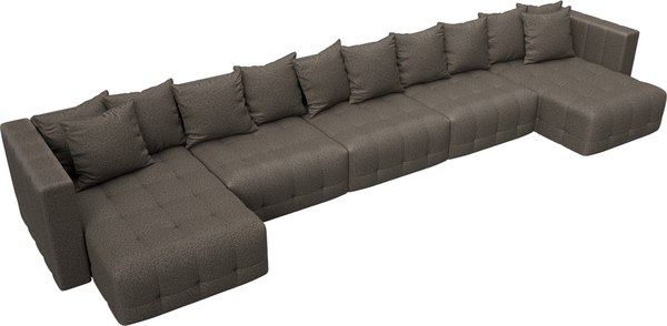 Диван П-образный Лига Диванов Лига-052 НПБ МегаЛонг