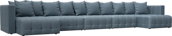 Диван П-образный Лига Диванов Лига-052 НПБ МегаЛонг - фото