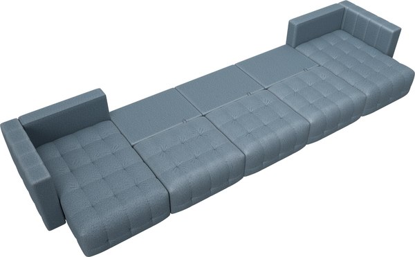 Диван П-образный Лига Диванов Лига-052 НПБ МегаЛонг