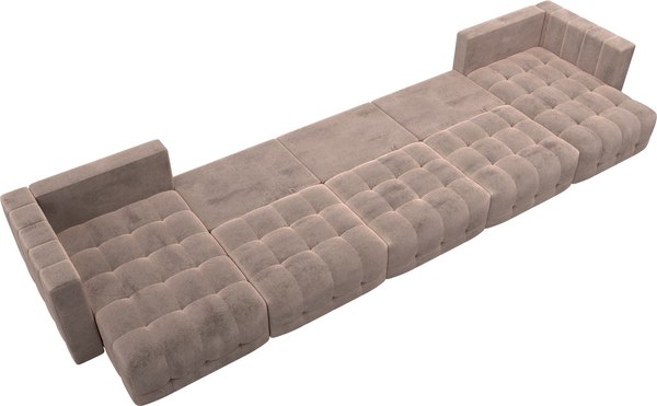 Диван П-образный Лига Диванов Лига-052 НПБ МегаЛонг