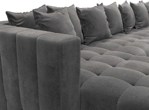 Диван П-образный Лига Диванов Лига-052 НПБ МегаЛонг