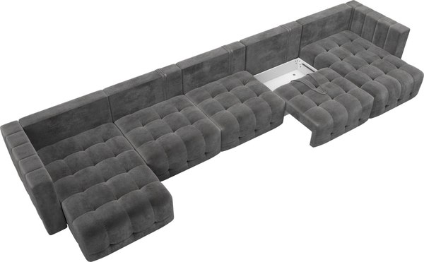 Диван П-образный Лига Диванов Лига-052 НПБ МегаЛонг