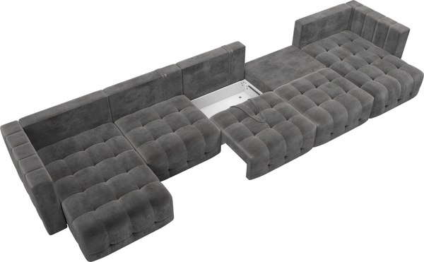 Диван П-образный Лига Диванов Лига-052 НПБ МегаЛонг