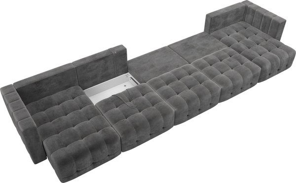 Диван П-образный Лига Диванов Лига-052 НПБ МегаЛонг