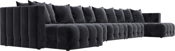 Диван П-образный Лига Диванов Лига-052 НПБ МегаЛонг