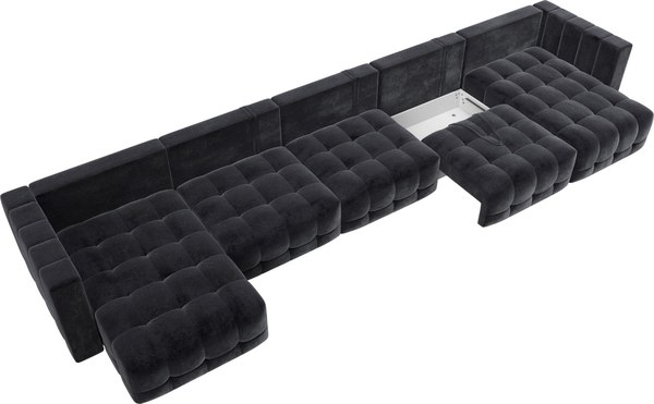 Диван П-образный Лига Диванов Лига-052 НПБ МегаЛонг