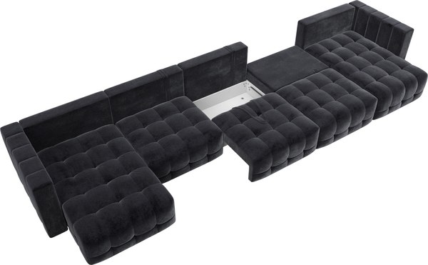 Диван П-образный Лига Диванов Лига-052 НПБ МегаЛонг