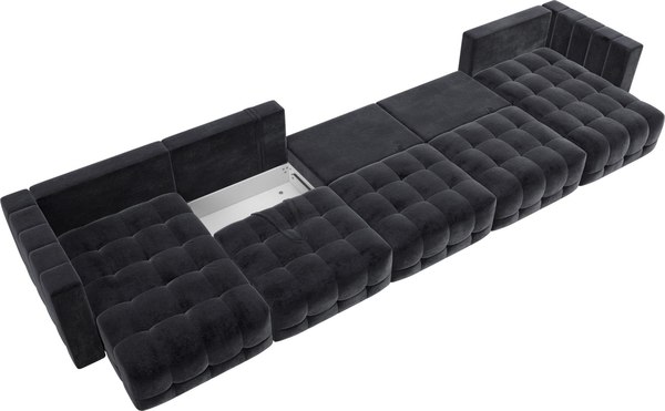 Диван П-образный Лига Диванов Лига-052 НПБ МегаЛонг