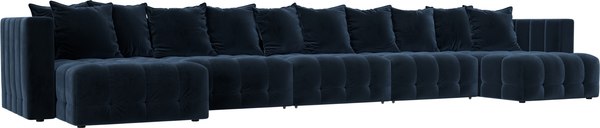 Диван П-образный Лига Диванов Лига-052 НПБ МегаЛонг - фото