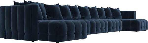 Диван П-образный Лига Диванов Лига-052 НПБ МегаЛонг