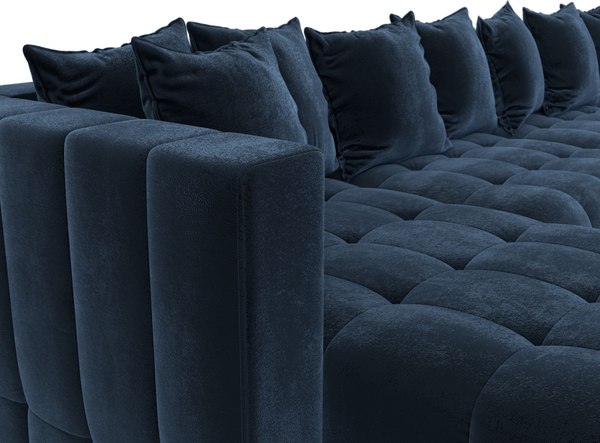 Диван П-образный Лига Диванов Лига-052 НПБ МегаЛонг