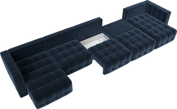 Диван П-образный Лига Диванов Лига-052 НПБ МегаЛонг