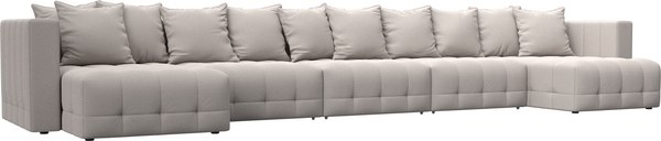 Диван П-образный Лига Диванов Лига-052 НПБ МегаЛонг - фото