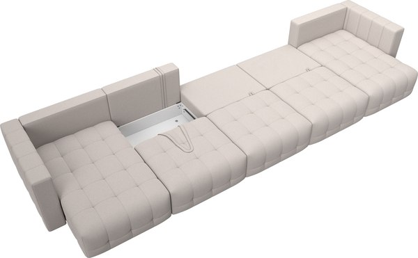 Диван П-образный Лига Диванов Лига-052 НПБ МегаЛонг