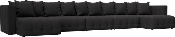 Диван П-образный Лига Диванов Лига-052 НПБ МегаЛонг - фото