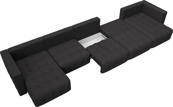 Диван П-образный Лига Диванов Лига-052 НПБ МегаЛонг