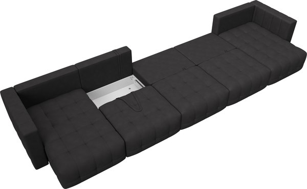 Диван П-образный Лига Диванов Лига-052 НПБ МегаЛонг