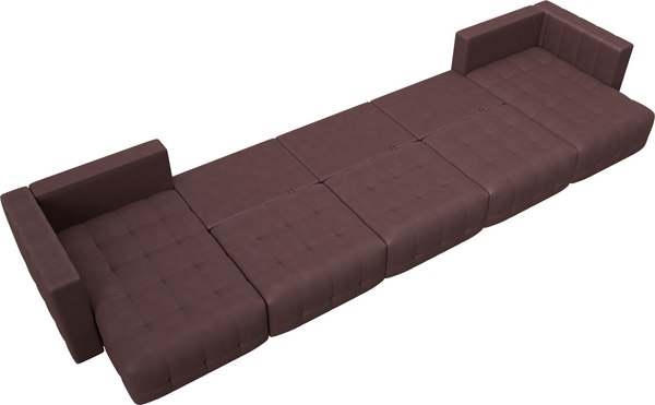 Диван П-образный Лига Диванов Лига-052 НПБ МегаЛонг