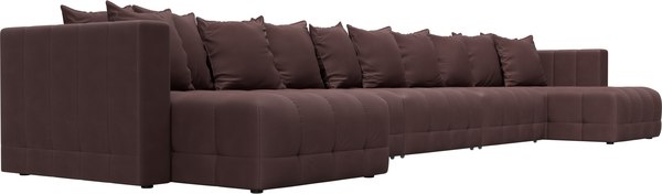 Диван П-образный Лига Диванов Лига-052 НПБ МегаЛонг