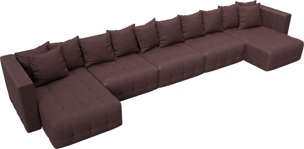 Диван П-образный Лига Диванов Лига-052 НПБ МегаЛонг