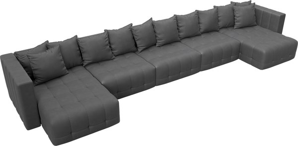 Диван П-образный Лига Диванов Лига-052 НПБ МегаЛонг