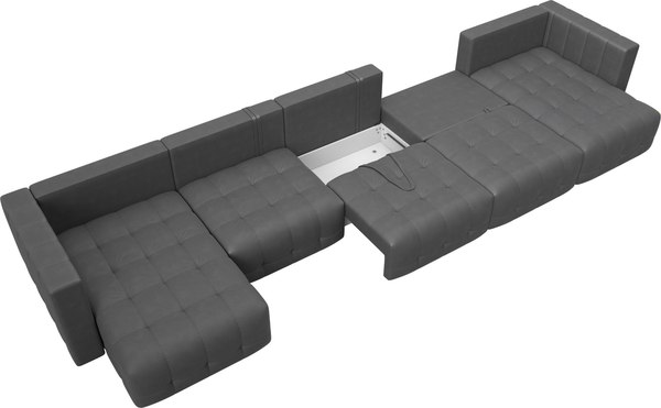 Диван П-образный Лига Диванов Лига-052 НПБ МегаЛонг