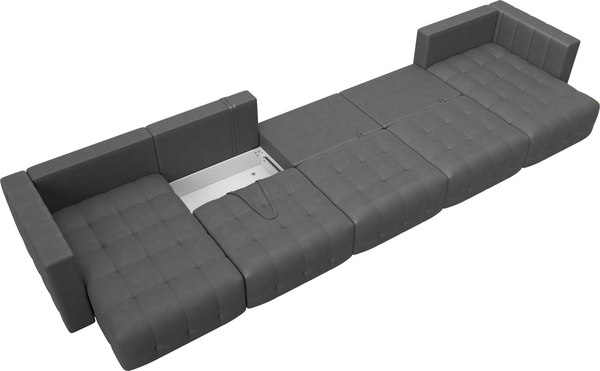 Диван П-образный Лига Диванов Лига-052 НПБ МегаЛонг