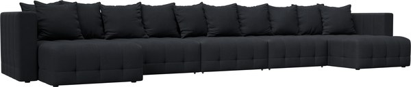 Диван П-образный Лига Диванов Лига-052 НПБ МегаЛонг - фото