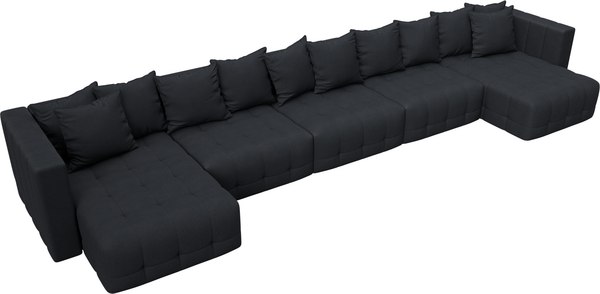 Диван П-образный Лига Диванов Лига-052 НПБ МегаЛонг