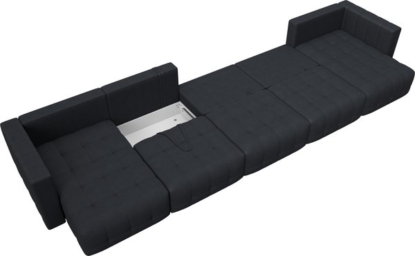 Диван П-образный Лига Диванов Лига-052 НПБ МегаЛонг