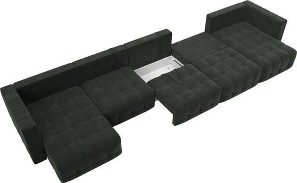 Диван П-образный Лига Диванов Лига-052 НПБ МегаЛонг