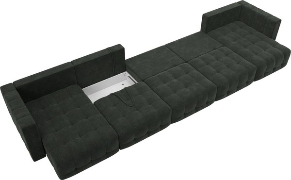 Диван П-образный Лига Диванов Лига-052 НПБ МегаЛонг