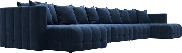 Диван П-образный Лига Диванов Лига-052 НПБ МегаЛонг