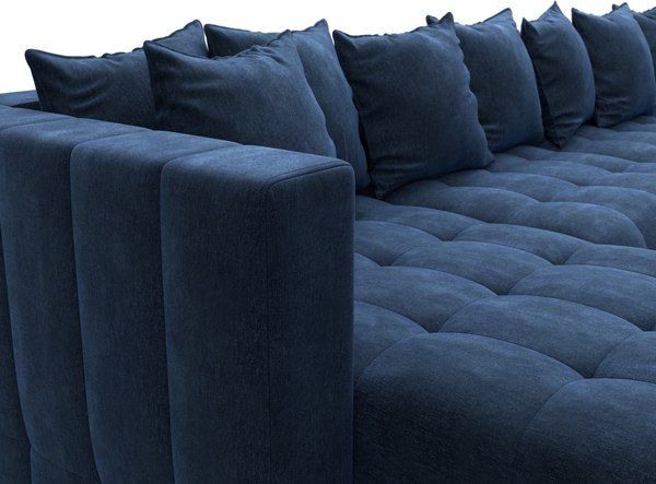 Диван П-образный Лига Диванов Лига-052 НПБ МегаЛонг