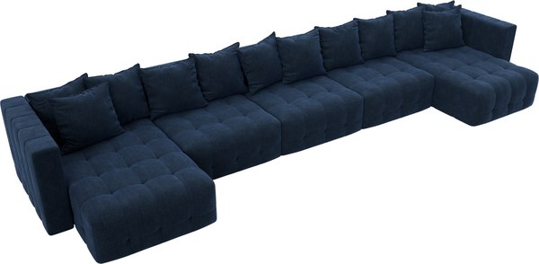 Диван П-образный Лига Диванов Лига-052 НПБ МегаЛонг