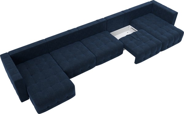 Диван П-образный Лига Диванов Лига-052 НПБ МегаЛонг