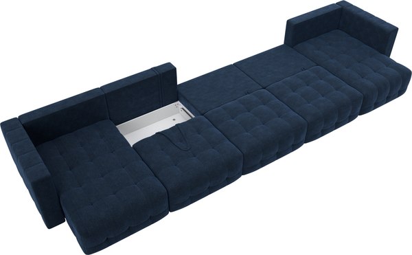 Диван П-образный Лига Диванов Лига-052 НПБ МегаЛонг