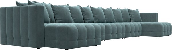 Диван П-образный Лига Диванов Лига-052 НПБ МегаЛонг