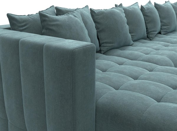 Диван П-образный Лига Диванов Лига-052 НПБ МегаЛонг