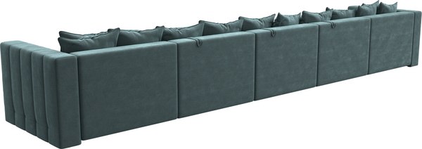 Диван П-образный Лига Диванов Лига-052 НПБ МегаЛонг