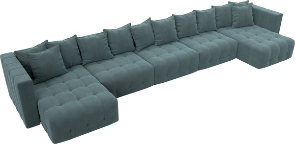 Диван П-образный Лига Диванов Лига-052 НПБ МегаЛонг