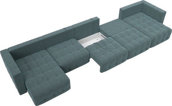 Диван П-образный Лига Диванов Лига-052 НПБ МегаЛонг