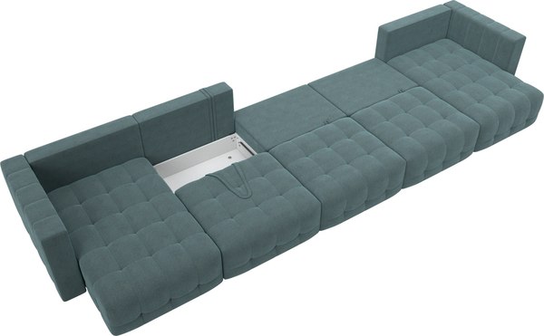 Диван П-образный Лига Диванов Лига-052 НПБ МегаЛонг