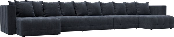 Диван П-образный Лига Диванов Лига-052 НПБ МегаЛонг - фото