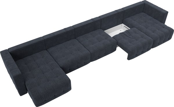 Диван П-образный Лига Диванов Лига-052 НПБ МегаЛонг