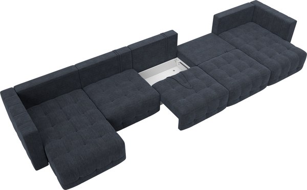 Диван П-образный Лига Диванов Лига-052 НПБ МегаЛонг